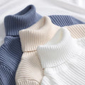 Sweater Khaki - Helia Rullekrave med Kashmir