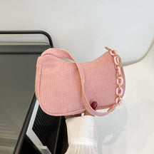 Dress : Trendy Handtas - Bruin in Roze van Pantino