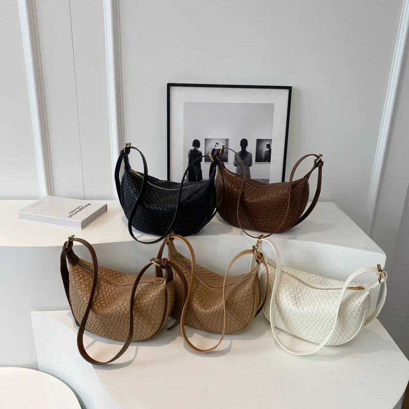 bags : Tote Bag Khaki - Woven Grain in van Pantino