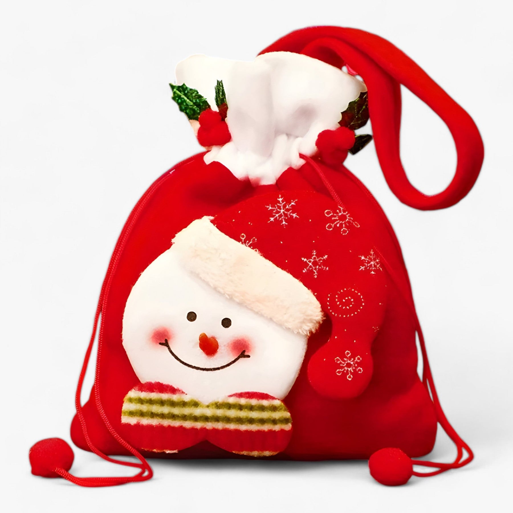 bags : KerstBeer - Kerstcadeauzakjes - Perfect voor het Bewaren van Uw Feestelijke Cadeaus en Snoepjes in Sneeuwman B 10 STUKS van Pantino