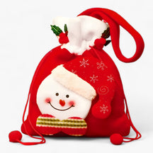 bags : KerstBeer - Kerstcadeauzakjes - Perfect voor het Bewaren van Uw Feestelijke Cadeaus en Snoepjes in Sneeuwman B 10 STUKS van Pantino