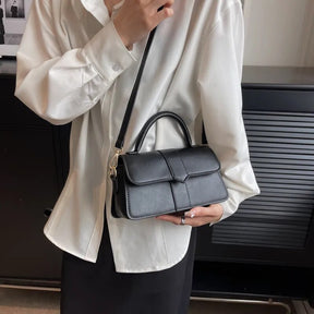 bags : Schoudertas Dames Zwart - Slank Lichtgewicht Design - PU-Leer in van Pantino