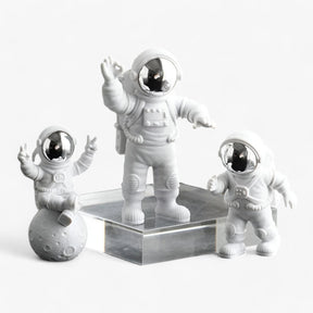 home & garden : Astronaut Ornament - Ruimtelijk Avontuur voor Je Huis - 3st Goud in van Pantino