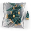 Mini Kerstbomen - Leuk en Feestelijk DIY Decor voor Huis en Kantoor - Beige