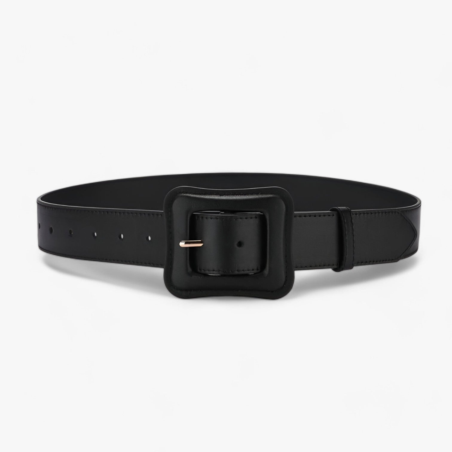 Belt : Riem Bruin - Brede Leren - De Onveranderlijke Charme van de Tijd in Zwart 100cm van Pantino