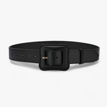 Belt : Riem Bruin - Brede Leren - De Onveranderlijke Charme van de Tijd in Zwart 100cm van Pantino