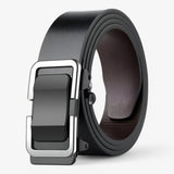 Ceinture homme noire - Cuir de haute qualité en peau de vache