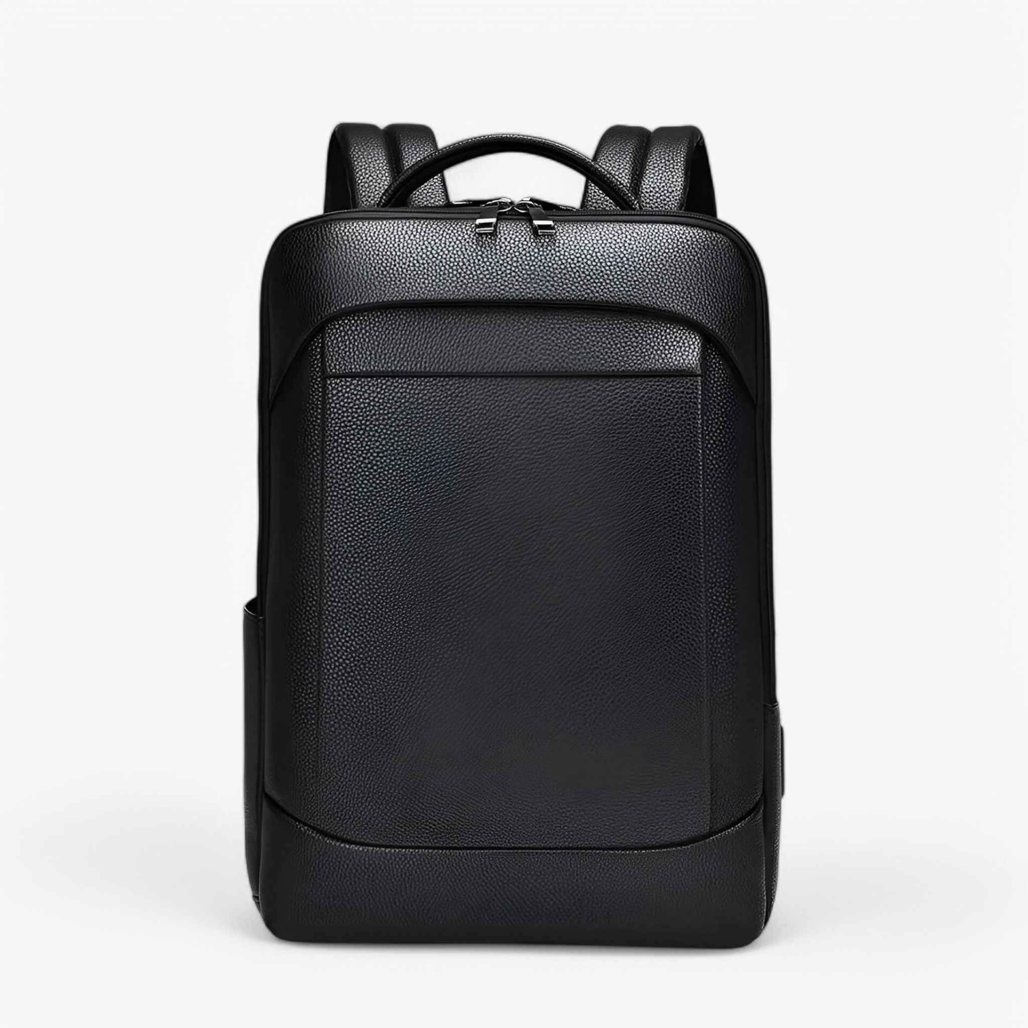Bags : Leren Rugzak voor Heren met USB - Hoge Kwaliteit, Snelle Levering in Zwart-C van Pantinoshop
