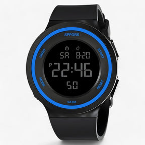 watches : Waterdicht & Stijlvol - Perfect voor Buitenavonturen - Zwart in Blauw van Pantino