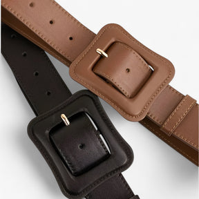 Belt : Riem Bruin - Brede Leren - De Onveranderlijke Charme van de Tijd in van Pantino