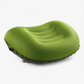 Cuscino da Campeggio Gonfiabile per Supporto del Collo - Verde