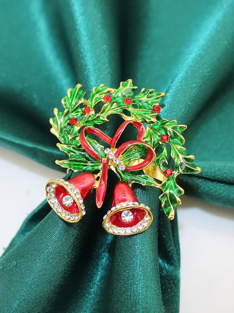 home & garden : 6 Kerstservettenringen met Dennenappels - Perfect in G van Pantino