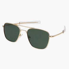 Sunglasses : Vintage Zonnebril van Licht Metaal - Zwart Wapen in van Pantino