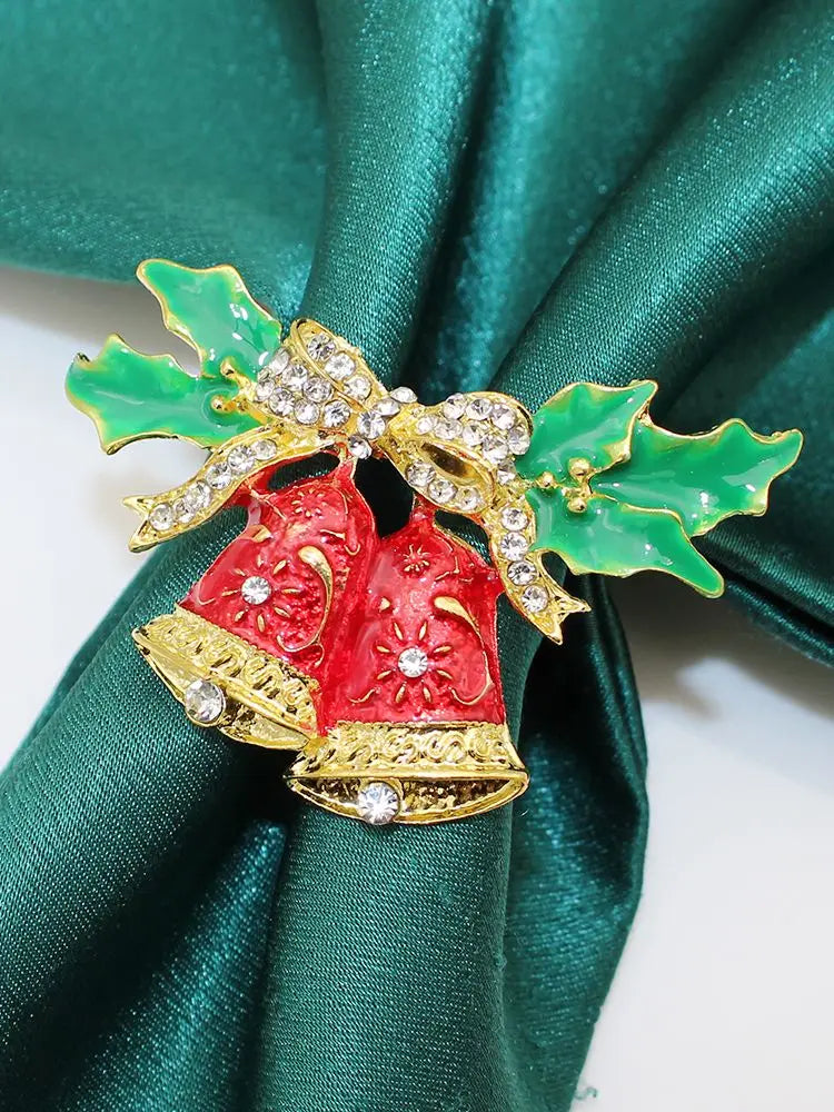 home & garden : 6 Kerstservettenringen met Dennenappels - Perfect in 1 van Pantino