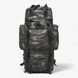 backpack : Duurzame en Ruime Rugzak voor Buitenactiviteiten - Zwarte Cp in Zwarte cp van Pantinoshop