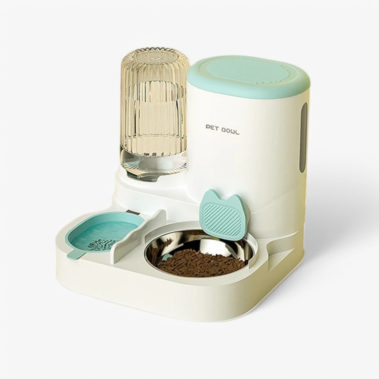 pets : Automaat voor Voedsel - Altijd Vers Water en Voedsel - Groen-standaard in Blauw-standaard van Pantino