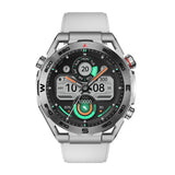 Montre homme argentée - Montre intelligente multifonction pour homme - Priorisez votre santé