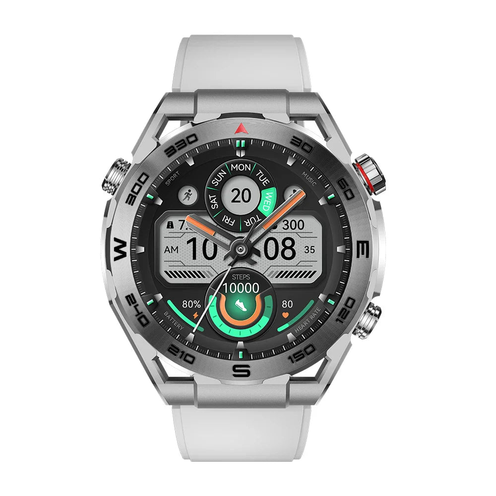 watches : Horloge Heren Zilver - Multifunctioneel Slim Herenhorloge - Zet Je Gezondheid op de Eerste Plaats in Zilver van Pantino