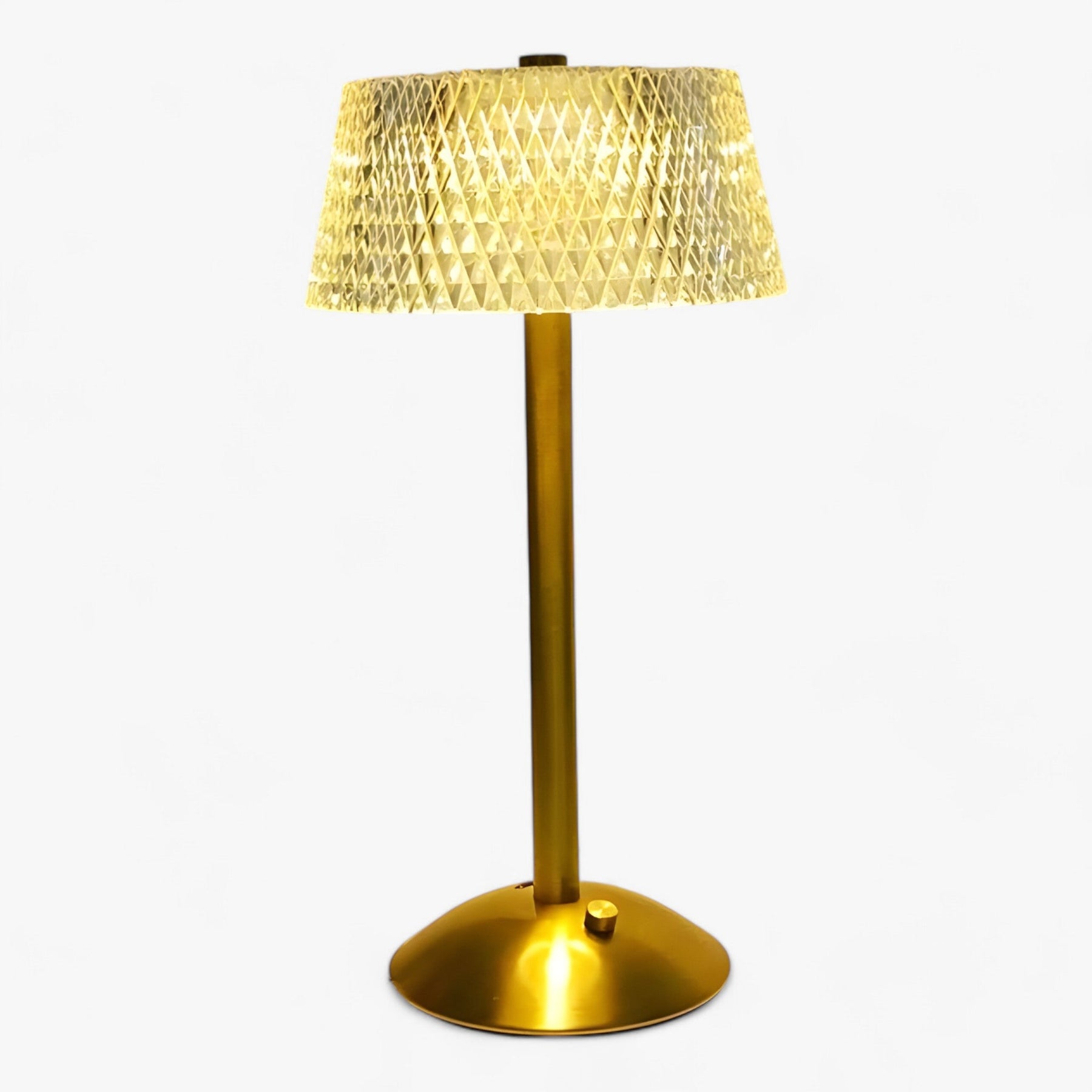 Table Lamp : Kristallen Tafellamp - USB Oplaadbare LED - Oogbeschermingslicht voor Slaapkamer, Kantoor en Bruiloft in van Pantino