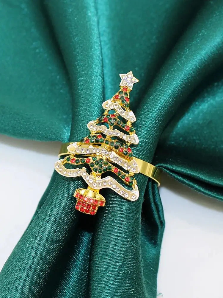 home & garden : 6 Kerstservettenringen met Dennenappels - Perfect in N van Pantino