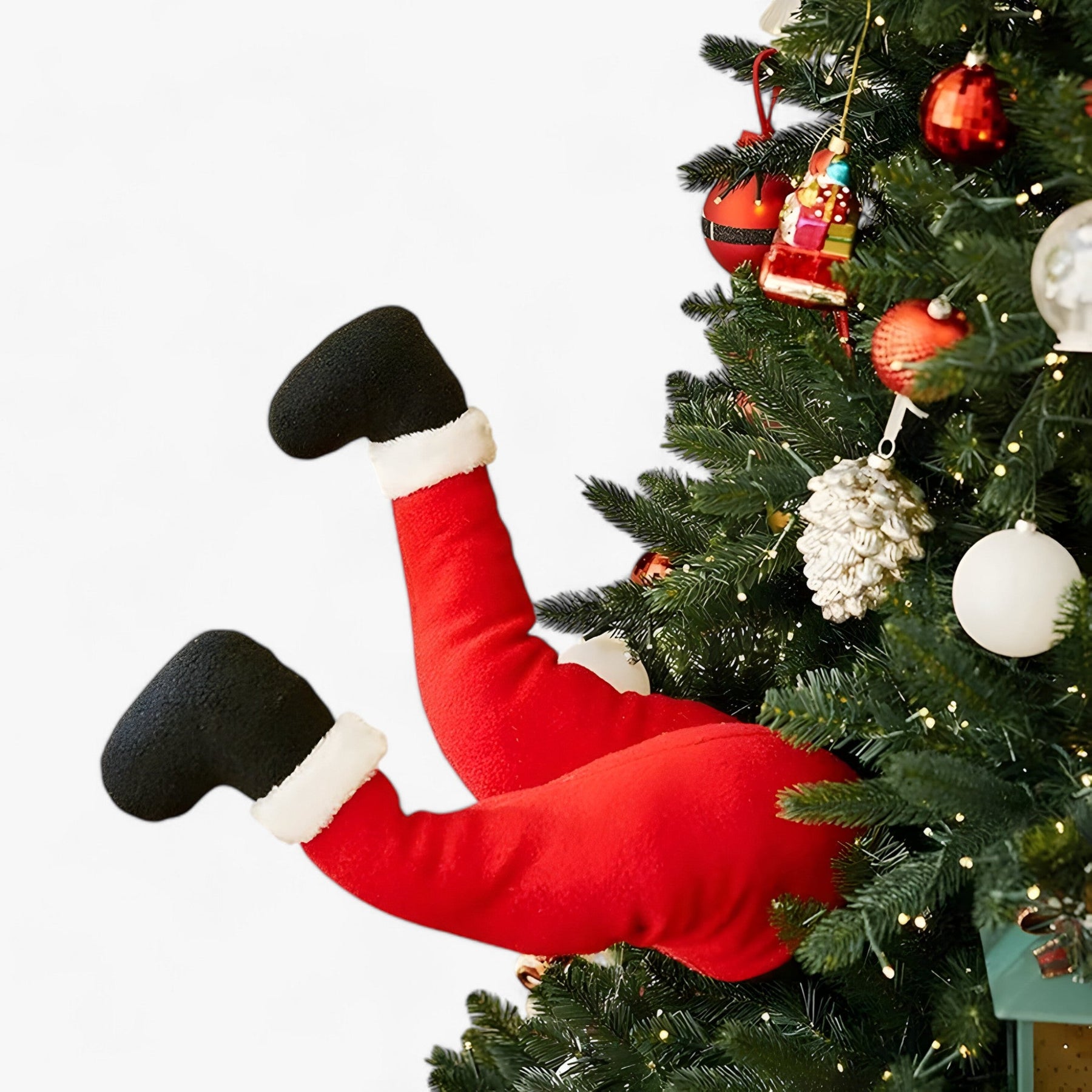 home & garden : SantaHug - Kerstornament 105 Cm - Voeg een Leuk Tintje Toe aan Uw Boom in 38cmx21cmx16cm van Pantino
