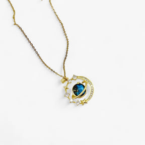 Necklace : Ketting Goud - Elegante Sterrenhemel - Tijdloze Veelzijdigheid in van Pantino