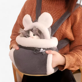 pets : CozyPet - Warme Pluche Huisdier Draagtas - Comfortabel & Veilig voor Onderweg in van Pantino