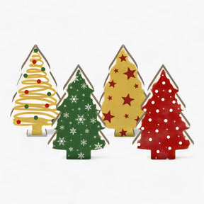 home & garden : Putuo Decor - Kerstboom Tafeldecoratie - Set van 4 Stukken voor Boerderijwoning en Cadeaus in van Pantino