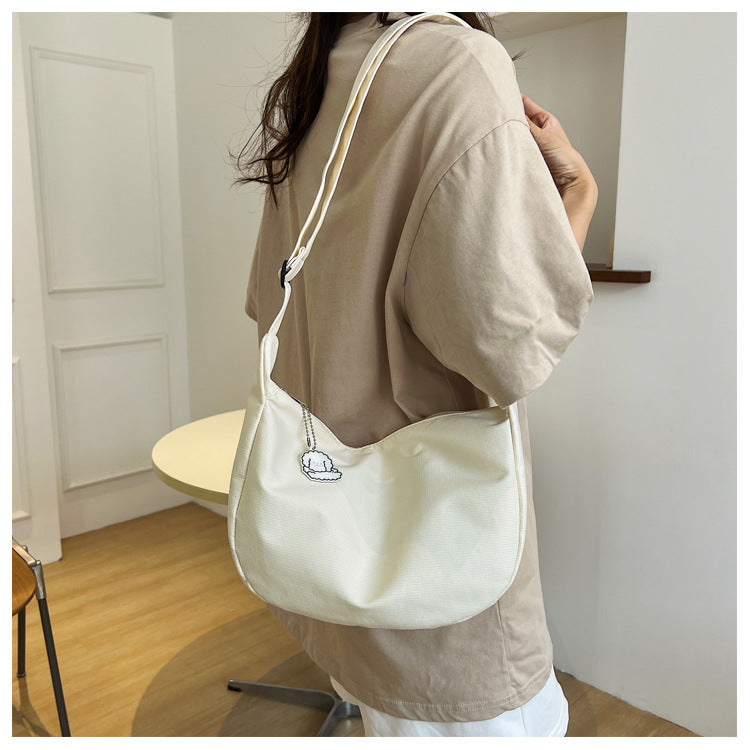 bags : Schoudertas Dames Paars - Harajuku Stijl - Canvas in van Pantino