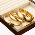 Set 3 Dames Armbanden 18K Goud Verguld, Gedurfd en Modern Design