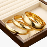 Set 3 Dames Armbanden 18K Goud Verguld, Gedurfd en Modern Design