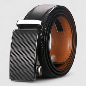 Belt : Fashion Riem - Verfijnd en Comfortabel - Bruin in Zwart van Pantino