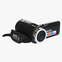 gadgets : Vintage Camcorder Zwart - 24 MP, Microfoonlens voor Kristalheldere Video's in Zwart van Pantino
