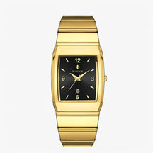 watches : Horloge Zilver Wit - Luxe Zakelijk in Zwart goud van Pantino