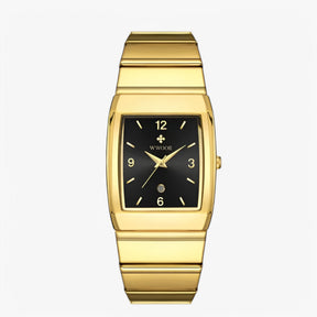 watches : Horloge Zilver Wit - Luxe Zakelijk in Zwart goud van Pantino
