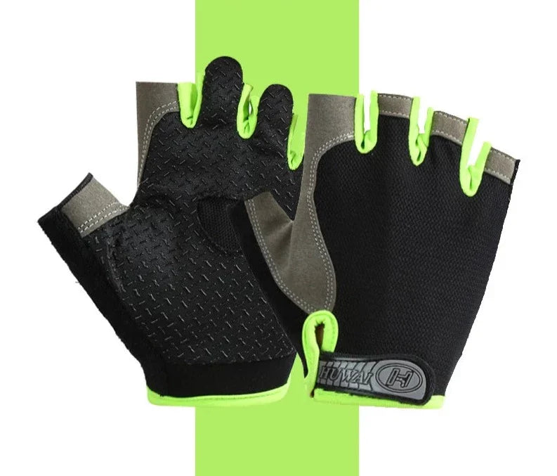 outdoor equipment : Sporthandschoenen Antislip voor Heren & Dames - Ademend, Comfortabel & Duurzaam - Ideaal voor Fitness & Fietsen in Groen van Pantino