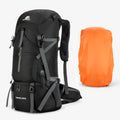 70L Nylon Kampeerrugzak met Regenkap - 70L Marineblauw
