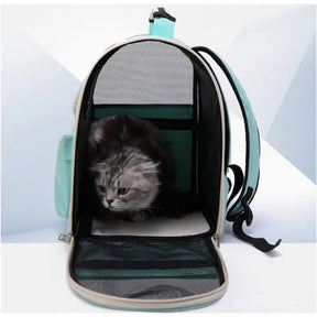pets : Katten Rugzak Groen - Ademend Oxford Outdoor - Oxford Nylon in van Pantino