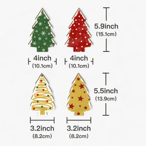 home & garden : Putuo Decor - Kerstboom Tafeldecoratie - Set van 4 Stukken voor Boerderijwoning en Cadeaus in van Pantino