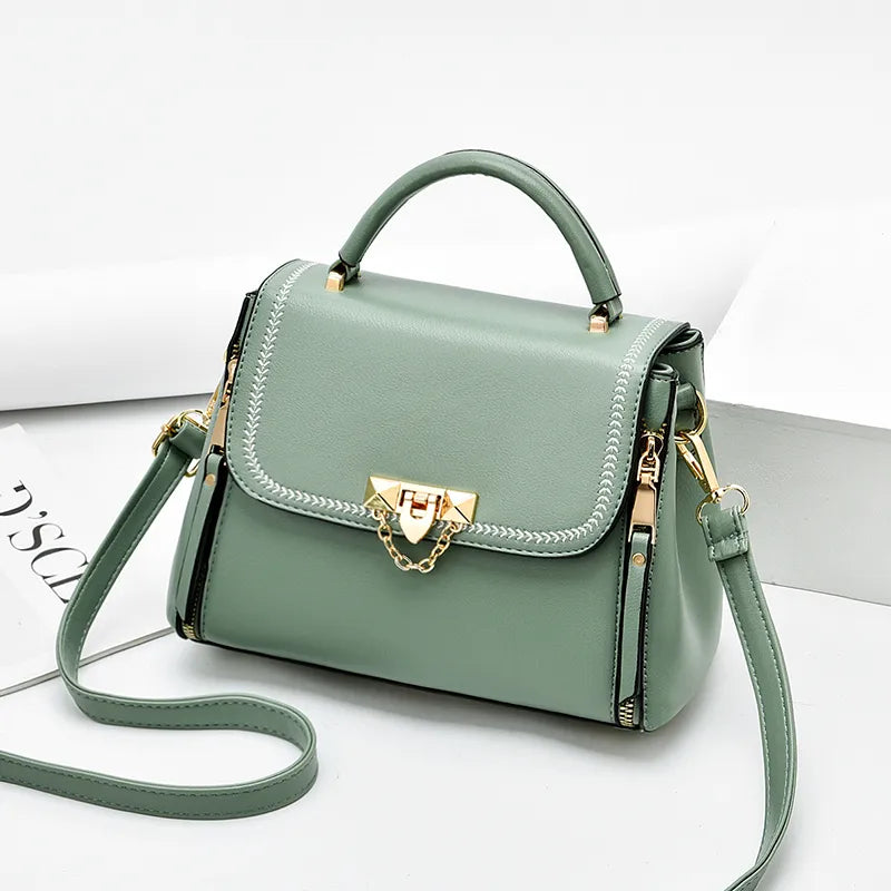 bags : Modieuze Handtas - Beige in Groen van Pantino