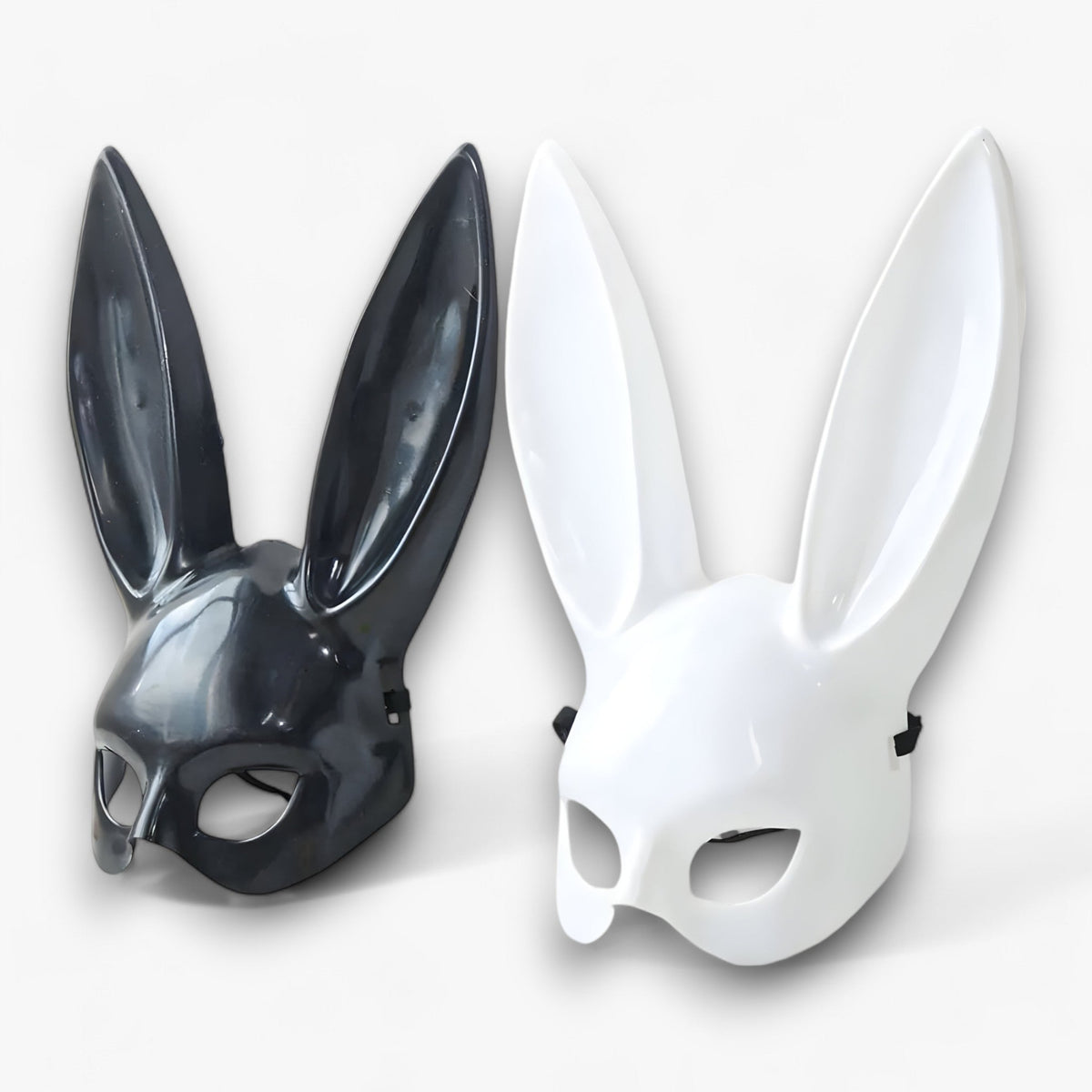 Costume Mask : Bunny Mask Cosplay - Opvallende Kostuumlook - Zwart in van Pantino