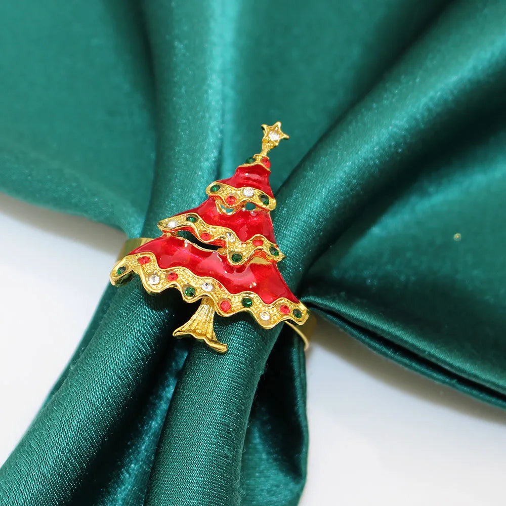 home & garden : 6 Kerstservettenringen met Dennenappels - Perfect in 2 van Pantino