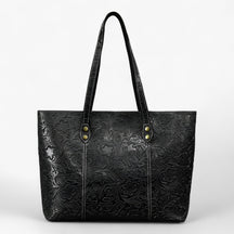 bags : Tote Bag Dames Bruin - Elegant en Praktisch in Zwart van Pantino