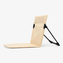 other : Inklapbare Campingstoel met Rugleuning - Lichtgewicht en Draagbare Campingstoel - Zwart in Beige van Pantino