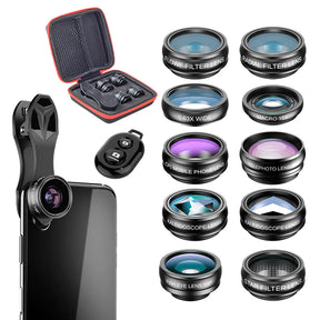 gadgets : VividView Camera Lens Kit - Upgrade de Camera van Je Telefoon in Seconden in Camera Lens Kit + Afstandsbediening van Pantino