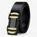 Heren Klassieke Riem van Echt Zwart Leer - Elegant en Functioneel voor Elke Gelegenheid