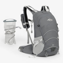 bags : Waterdichte Wandelrugzak van 20L voor Outdooractiviteiten - Zwart in Grijs 2L van Pantino