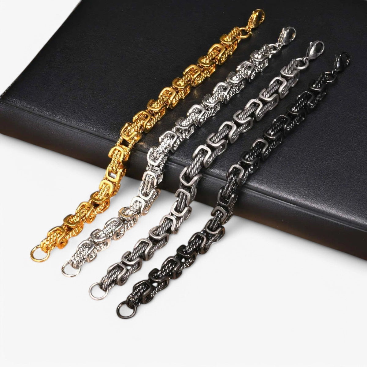 Bracelet : Armband Heren Zilver - Robuust en Tijdloos - Grote in van Pantino