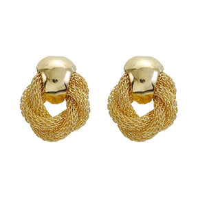 Earrings : Oorbellen Goud - Vintage Gedraaide - Elegante Feestjuwelen in van Pantino