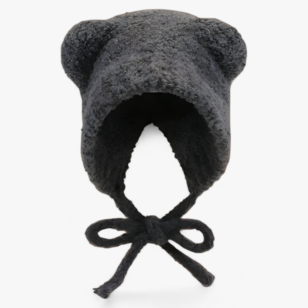 Beanie : Muts Grijs - Warme Leren-Wollen - Trendy & Comfortabel in Grijs 56-58cm van Pantino